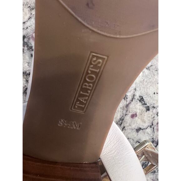 Talbots ankle strap block heels size 8.5 - Picture 5 of 10